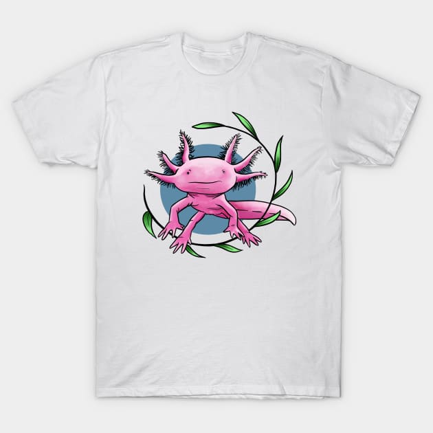 Axolotl T-Shirt by GnauArt